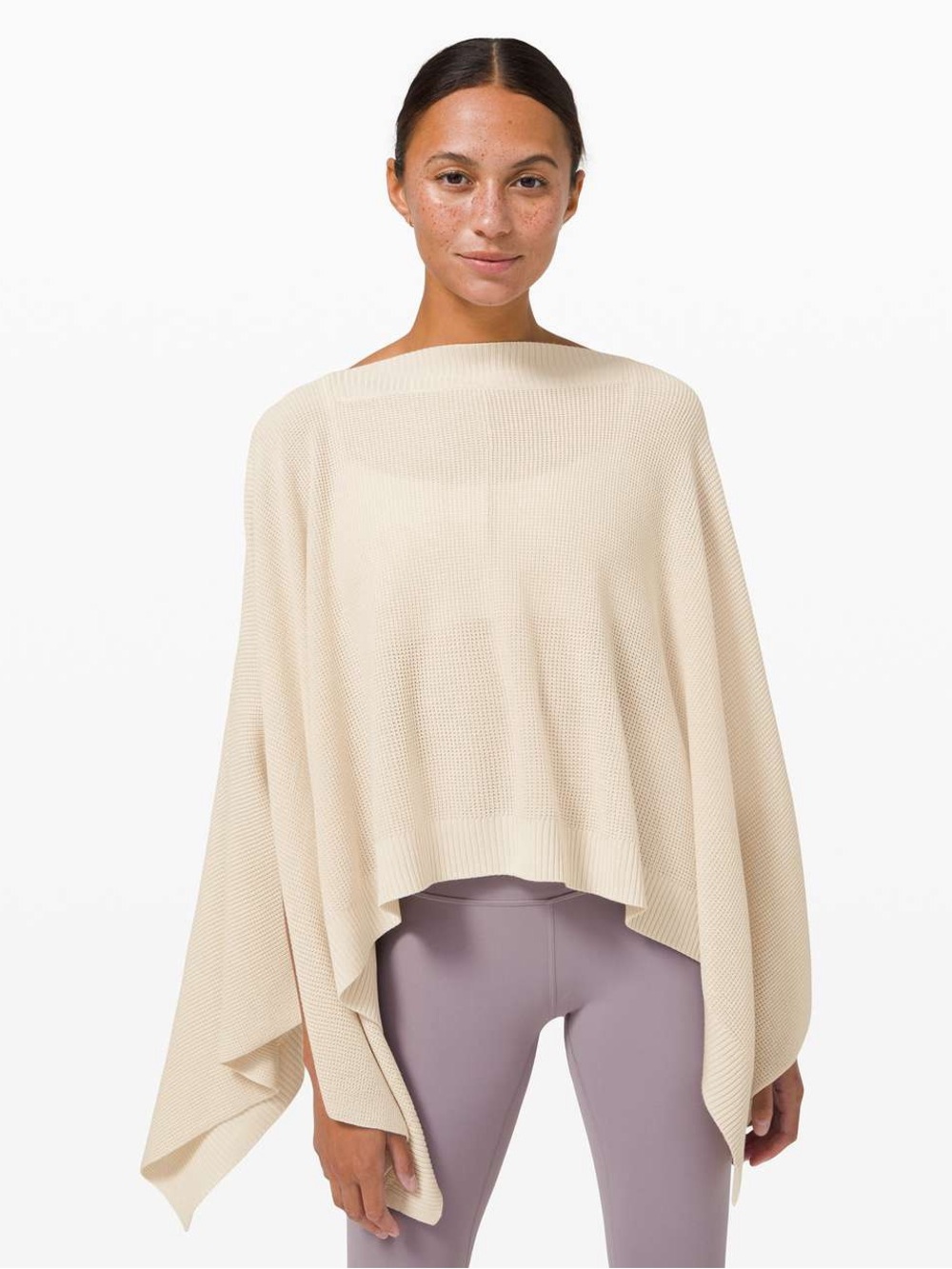 Lululemon- Forward Flow Poncho -White Opal- OS
